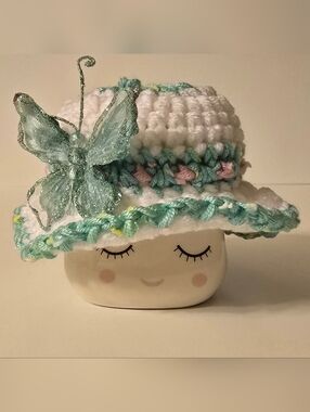 Spring Butterfly Marshmallow Mug Hat